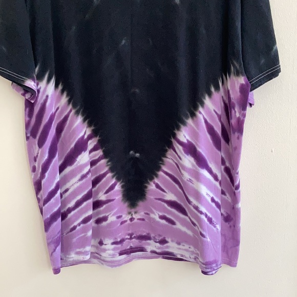 Janis Joplin Rock N Roll Oversized Graphic Purple Tie Dye Band Tee Size … - Picture 8 of 9
